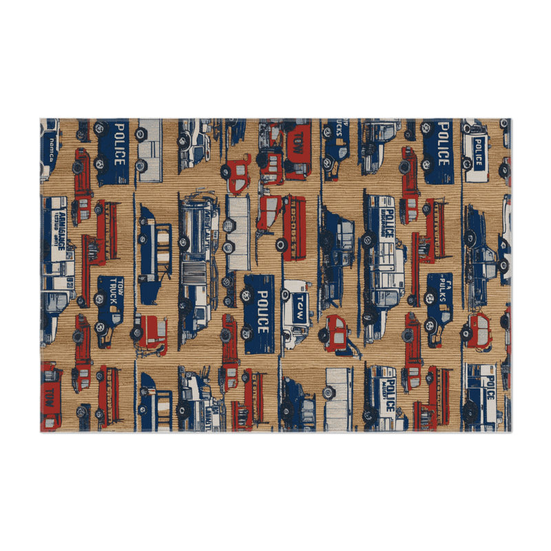 Tapis intérieur et extérieur brun Transport, Rectangle 9 pi x 12 pi