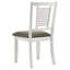 Chaise d'appoint en bois (ensemble de 2)