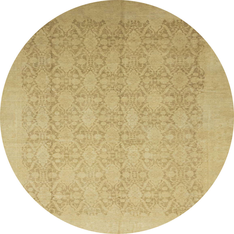 Abstract Indoor Rug, Round 4'