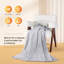 Couverture chauffante en flanelle électrique HBT-63657080-116920954