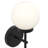 Rigsby Matte Black 1-Light Wall Sconce-127683764