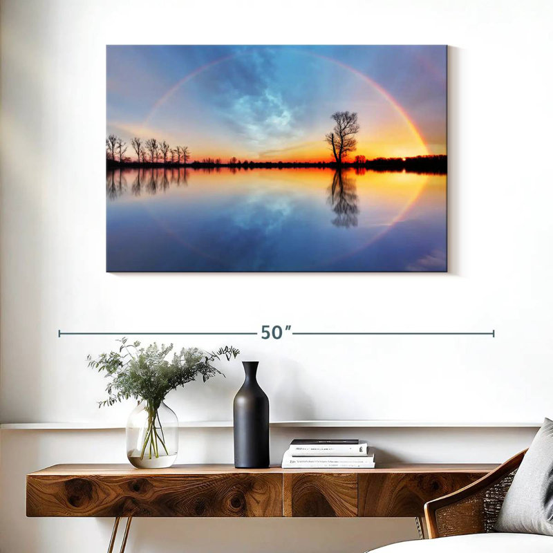 Kerrick Sunset Rainbow Reflection, 26" H x 39" W