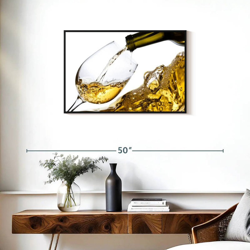 Yarlin White Wine Splash, 21" H x 31" W