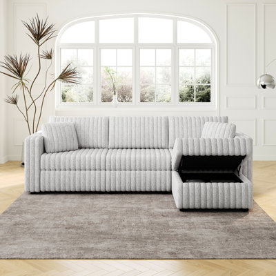 Gray Modular With Hydraulic Lift, Provides A Practical And Comfortable Seating Option 4 Lift , Soft Stylish, Enhances Home Comfort
