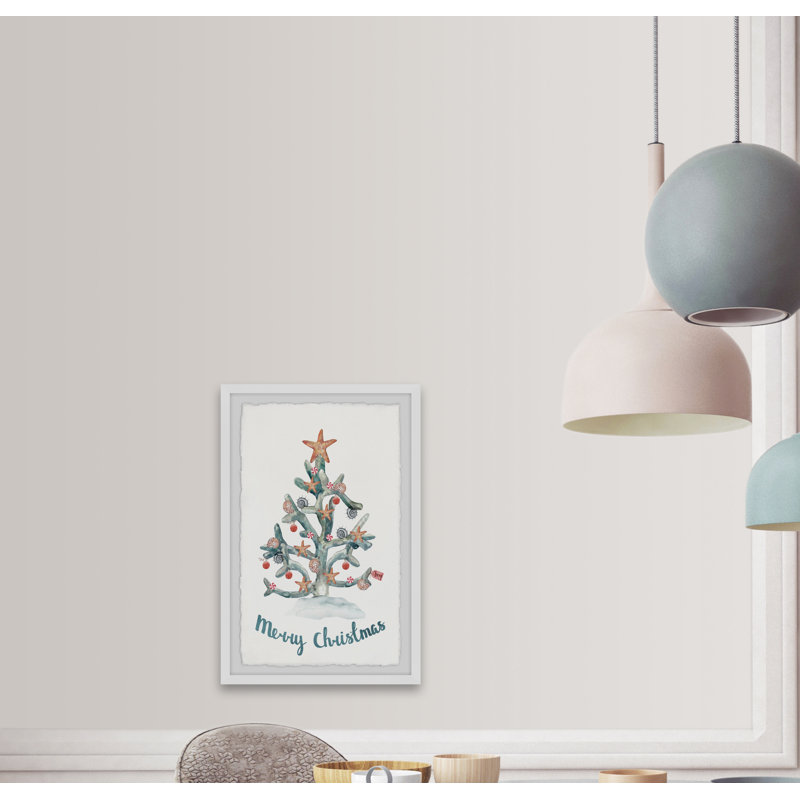 Under The Sea Tree - Single Picture Frame Painting, 30cm H x 20cm W x 3.81cm D