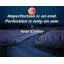 Toile tendue avec toile Trinx par Ivor Cutler: «L'imperfection est une fin. La perfection n'est qu'une-876444024