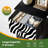 4-Drawer Dresser for Bedroom Black White Zebra Print Bold Stripes Small Tall Clothes Dresser for Closet Organizers with Chest of Drawers Fabric Storage Bins Dressers