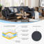 Canapé modulaire en tissu Cantwell Baxton Studio Linanas-2062043891-2062043892