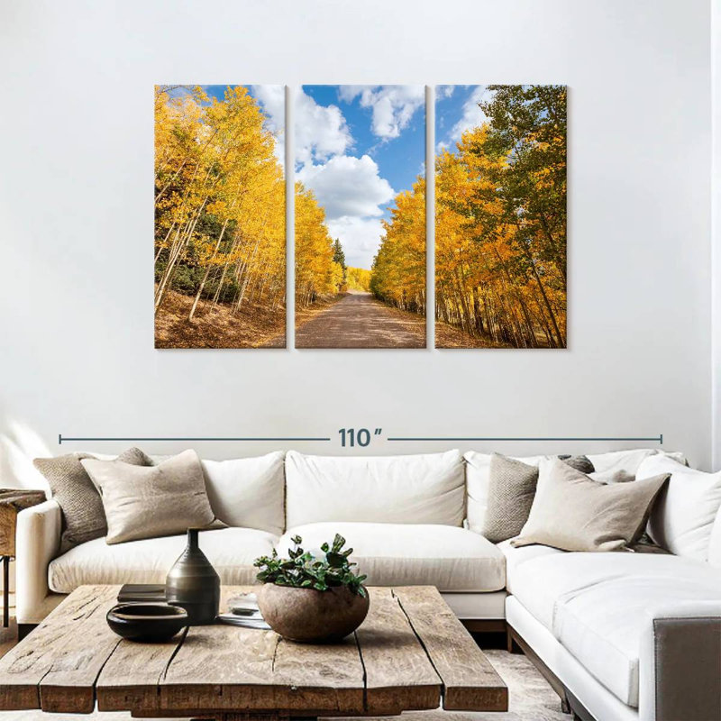 Alvord Dirt Road Aspens, H 48 po x l 74 po