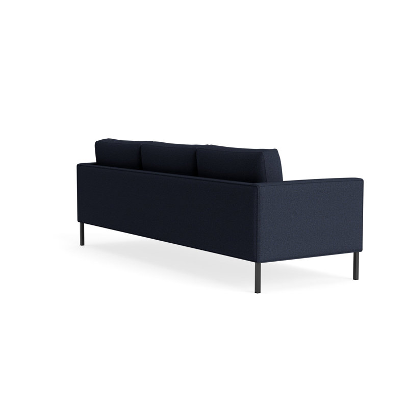 MTO - Paramount Sofa Metal Legs, 32" H x 95" W x 34" D, Kvadrat Autumn Navy