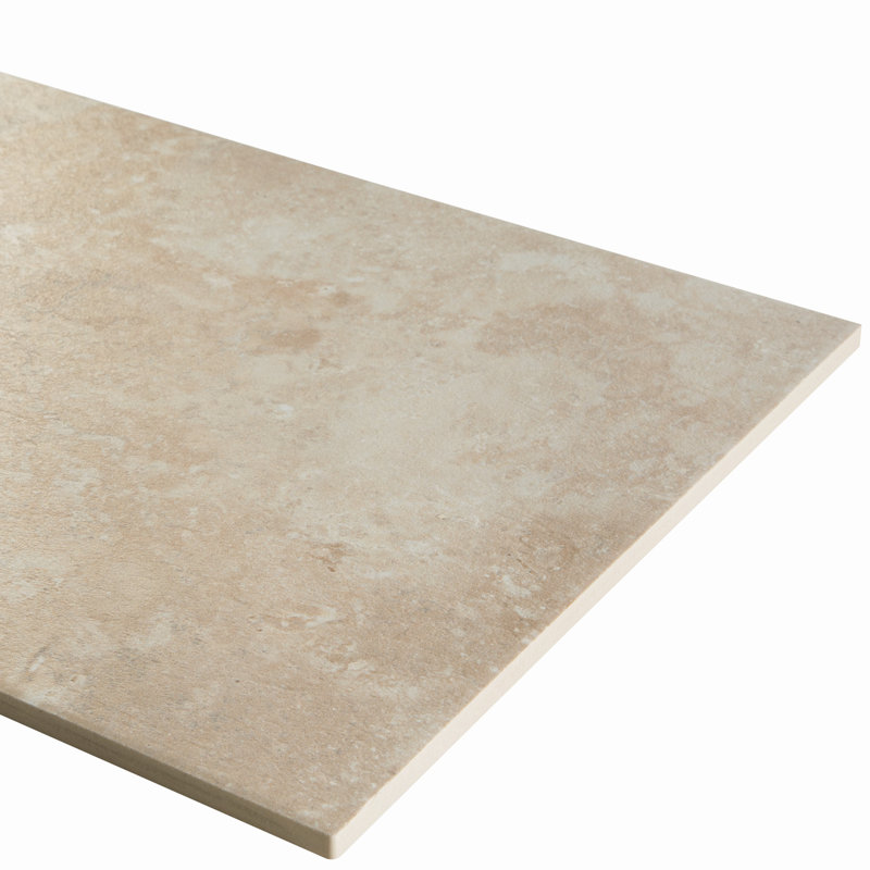 Tratorria 12" X 24" Porcelain Stone Look Tile, Noce