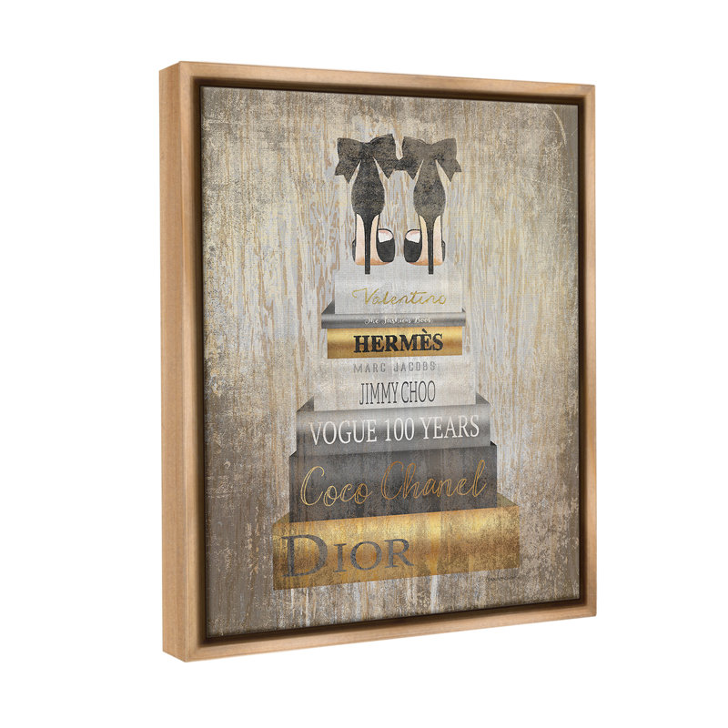 Art mural par Amanda Greenwood BC-763, H 31 po x l 25 po, Cadre flottant orme Montalcino