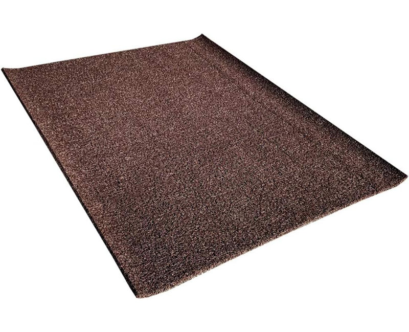 VinLoop Vinyl Spaghetti Drainage Mat for Pool, Bathroom, Locker Room, Shower, Brun, Simple - L 84 po x l 48 po