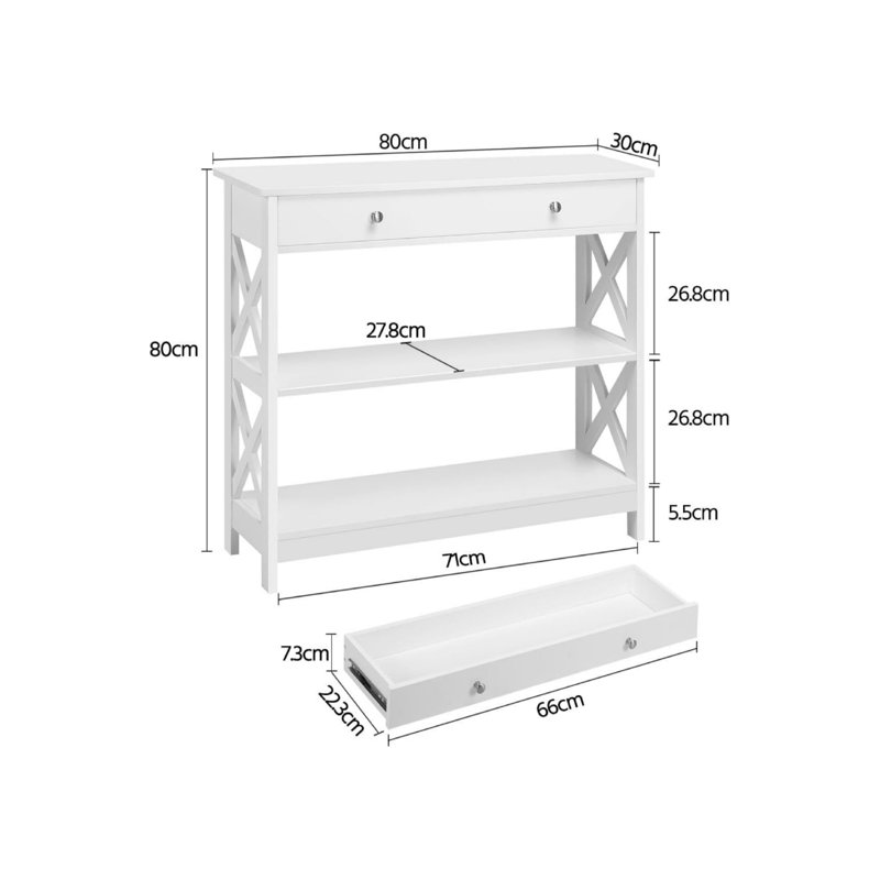80 cm W Console Table