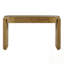 Console avec plateau ovale et deux tiroirs-304947806