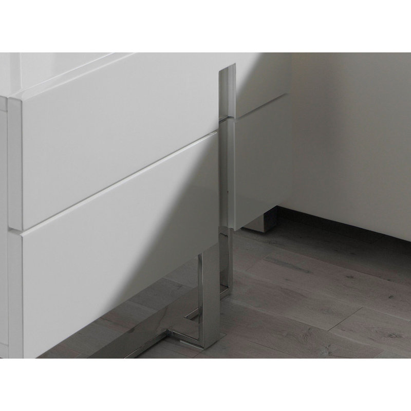 60cm W Manufactured Wood Bedside Table