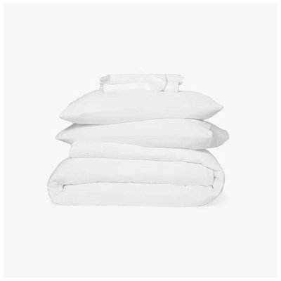 White 200TC Tencel Lyocell Duvet Cover Set