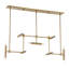 Luminaire suspendu moderne 14 lumières Uttermost Cadre