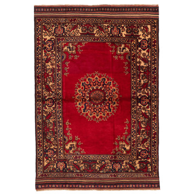 Teimani Red Rug 4'5" x 6'7"
