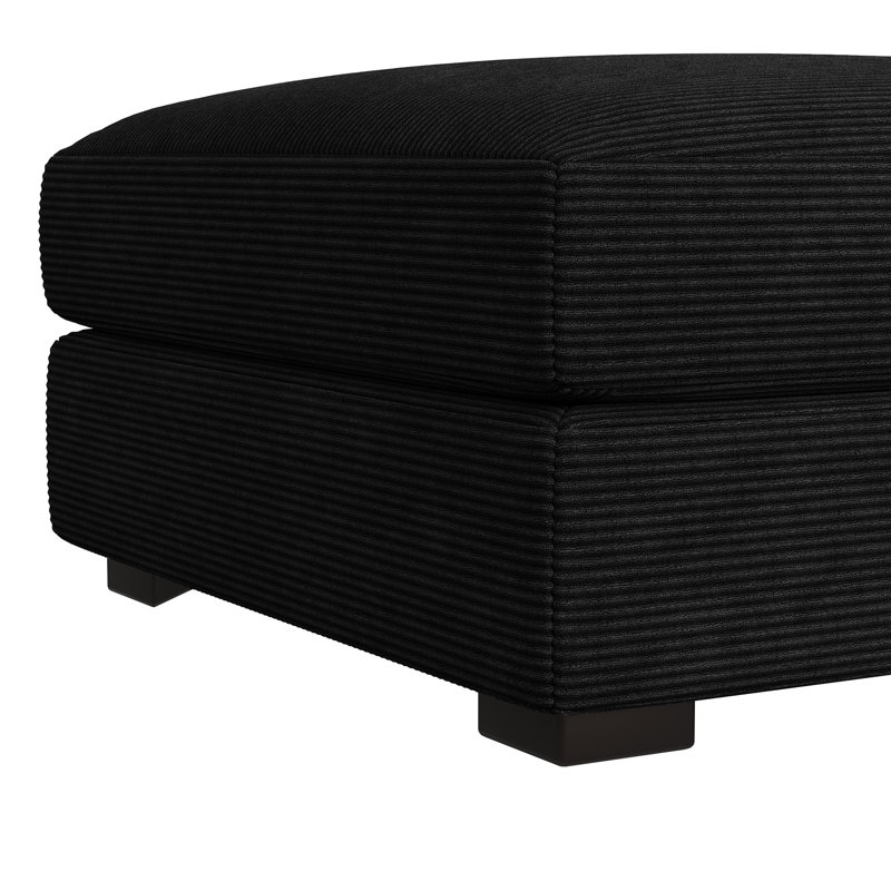Repose-pieds Mykal, Noir