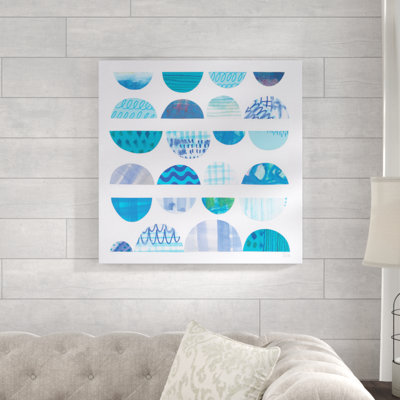 Half Moon Abstract II by Melissa Averinos - Wrapped Canvas Print