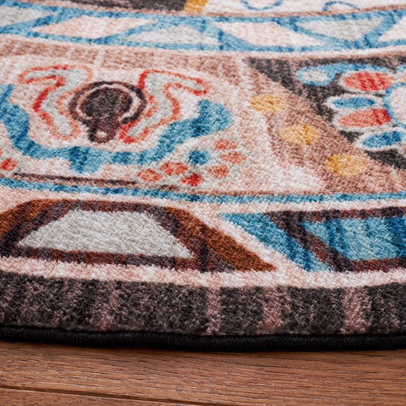 Manado Oriental Beige/Charcoal Area Rug, Rectangle 8'9" x 12'