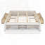 Base de lit plateforme moderne avec tiroirs et rangement au pied de lit, sans tête de lit-2079414951-2079414947