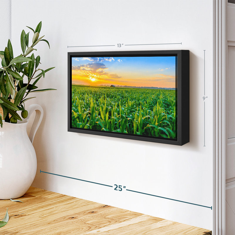 Nature "Art mural scène de coucher de soleil", H 9 po x l 13 po