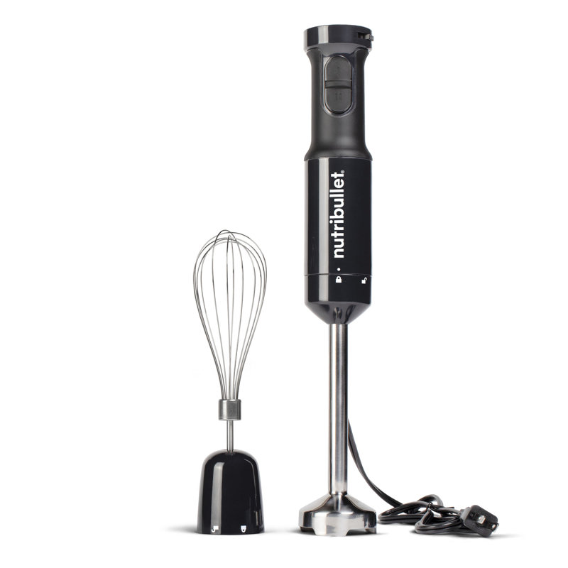 Nutribullet Black Stainless Steel Variable Speed Hand Blender