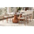 Otelia Large Double Pedestal Dining Set For 6-10 People-1050484432-1050484436