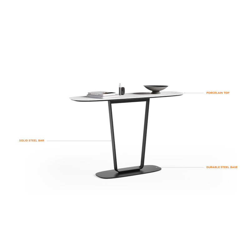 Cloud 9 50'' W Console Table, Cirrus White