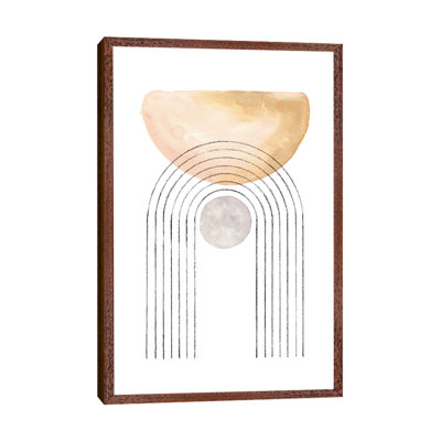 Mid Century Abstract Art by Whales Way - Painting on Canvas