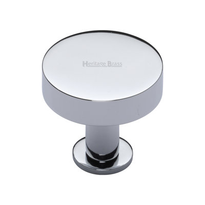 Heritage Brass Heritage Cabinet Knob Disc Design with Base