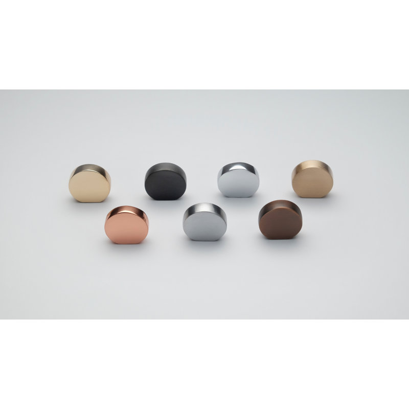 Saraya 20mm Diameter Circle Knob Multipack, Brushed Brass