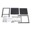 18.5" 2-Tier Extendable Microwave Rack with Hooks, Kitchen Countertop Shelf-2024536865