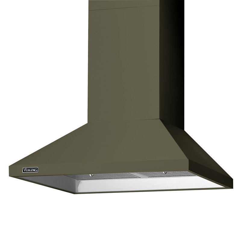 30" Wide Chimney Wall Hood + Ventilator, Martini