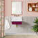 Anchor 14" Iron Rectangular Wall Mount Bathroom Sink with Overflow