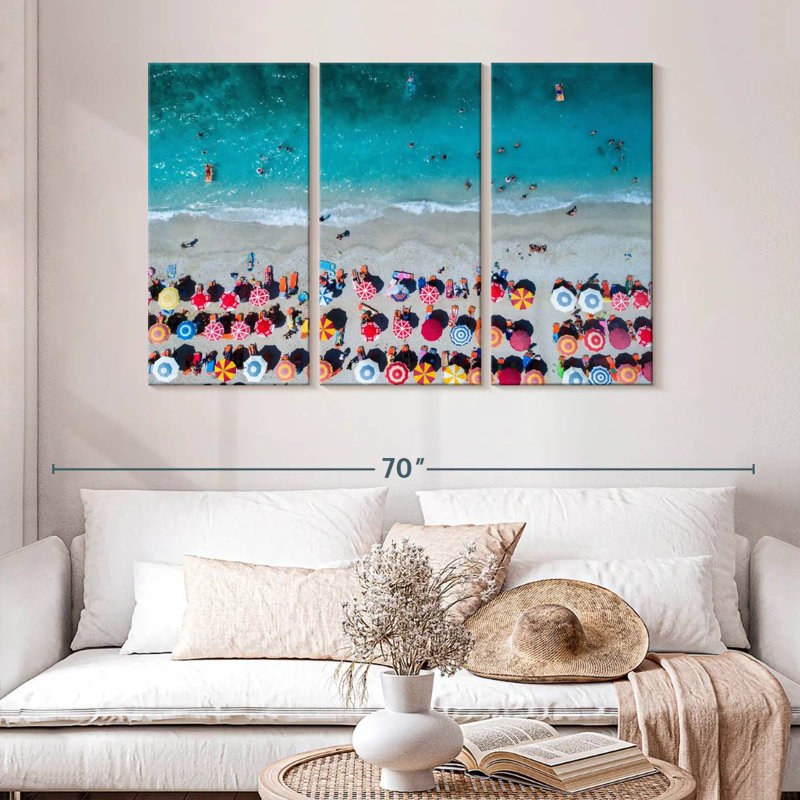 Parasols de plage Gillard Tirana, H 32 po x l 50 po