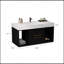 Meuble-lavabo flottant 39,4 "avec lavabo en céramique et 2 tiroirs-479878248