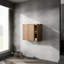 Armoire de salle de bain 12 po, 3 portes à fermeture douce, fixation murale, rangement latéral facile à entretenir, monté pour l'organisation