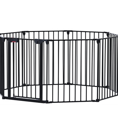 Barrière de jeu réglable en métal 8 panneaux 200 po