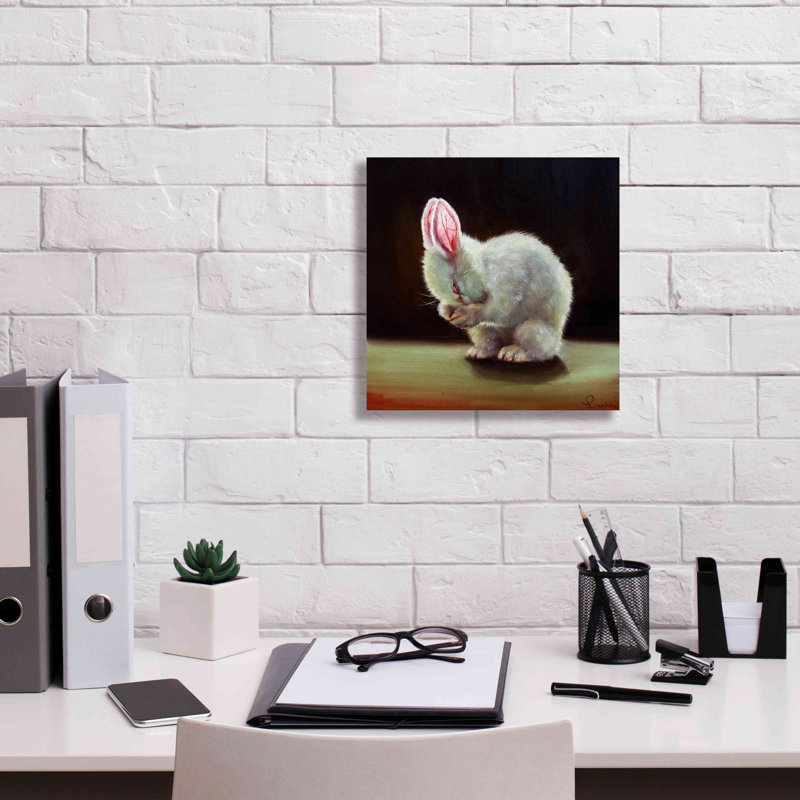«More Carrot Veuillez» par Lucia Heffernan - reproduction d'art sur toile tendue, H 12 po x l 12 po x P 0,75 po