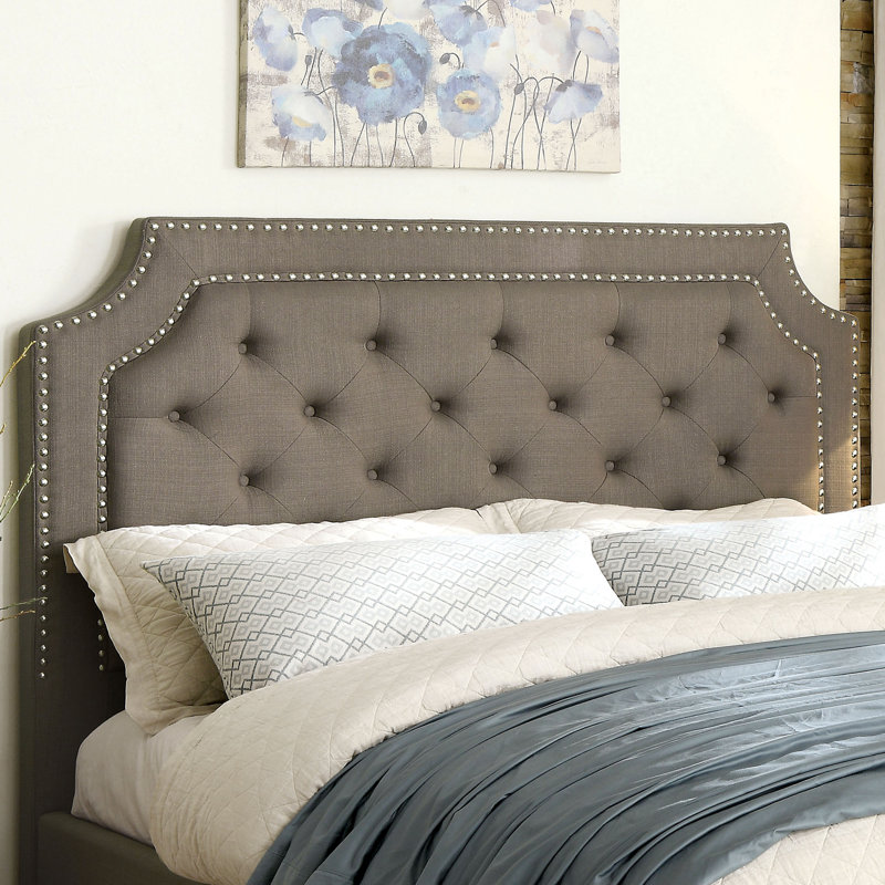 Lit plateforme tapissier avec rangement Bentonville, Double