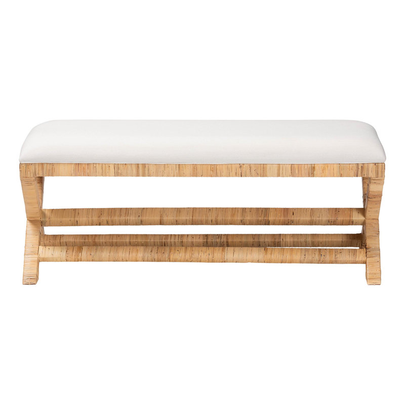 Banc en rotin naturel bali & pari Christy