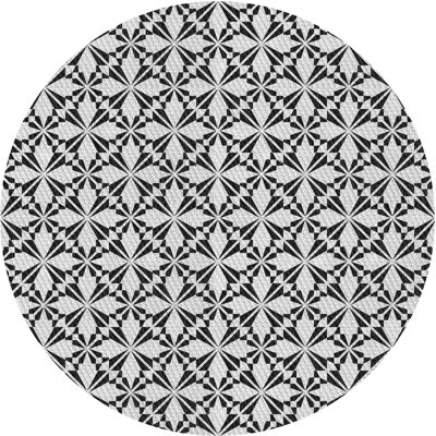 Tapis gris tissé à la machine
