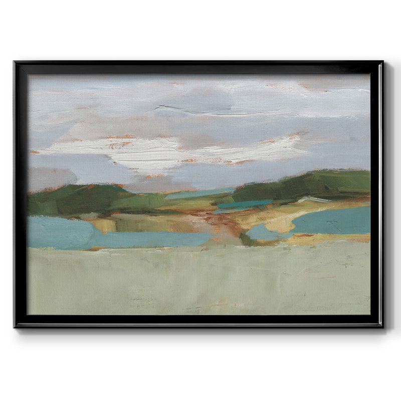 «High Noon Vista Study II», toile tendue avec châssis, H 18 po x l 26 po x P 1,5 po, Noir