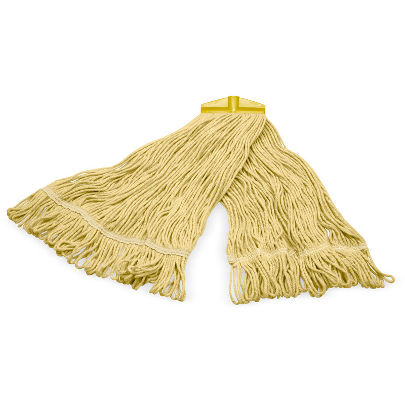 Mélange de synthé à extrémité bouclée de haute qualité avec filetage Acme, Jaune