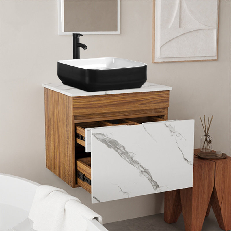 Meuble-lavabo autoportant avec lavabo