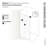 Aurora 40 in. x 78 in. Fully Frameless Fluted Radius Single Fixed Shower Panel-93937327-52199600