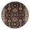 Machine Washable Persian Brown Area Rug